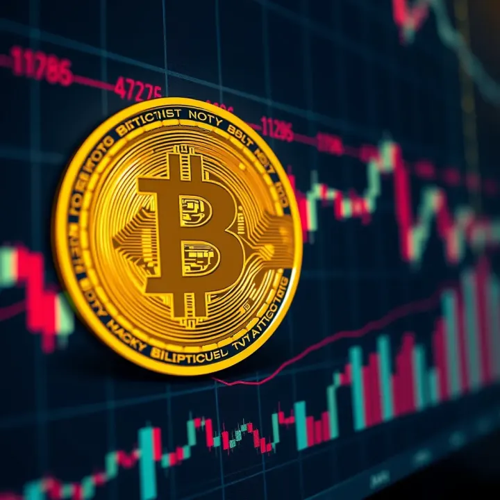 Graph showing Bitcoin Cash price fluctuations with key market indicators