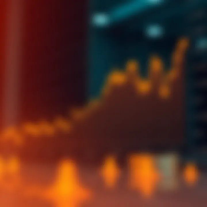 Graph showing upward trend in Cardano cryptocurrency price over time