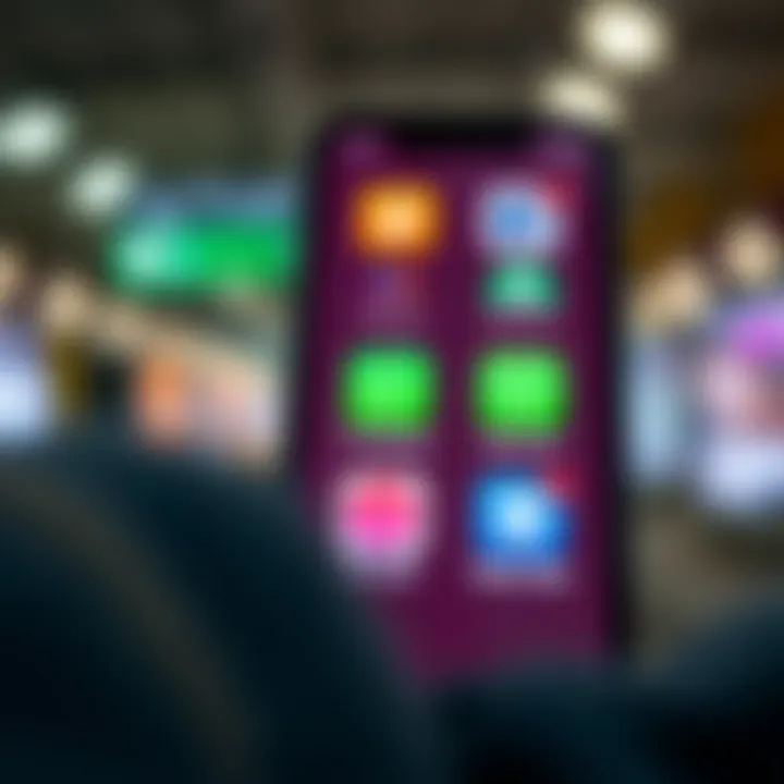 Mobile phone screen displaying various money-earning app icons suitable for students