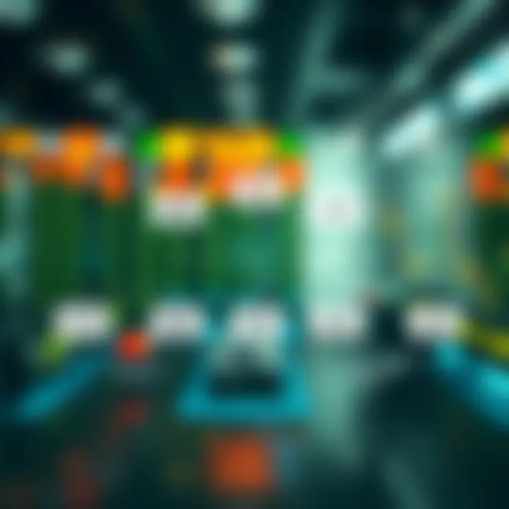 Diagram illustrating the flow of automated trading system operations in stock markets