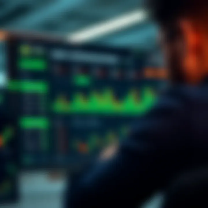 Dashboard view of a copy trading platform showing trader performance metrics and portfolio overview