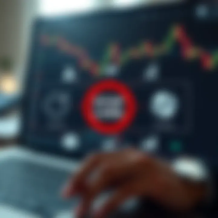 Illustration of risk management strategies including stop loss and diversification icons relevant to trading
