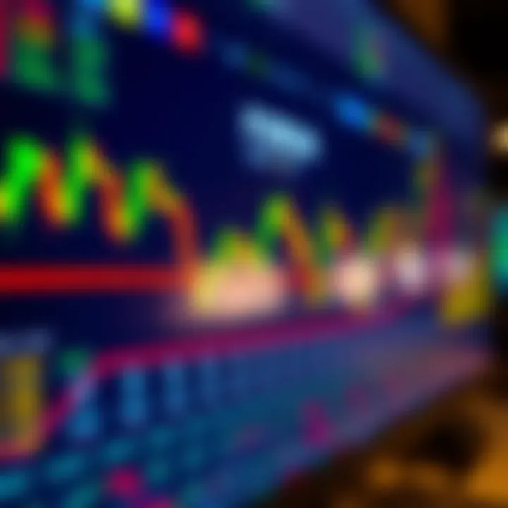 Chart displaying forex trading graphs with Nigerian currency symbols and digital interface
