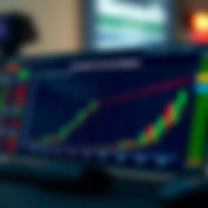 Diagram showing the impact of different leverage levels on trading account balance