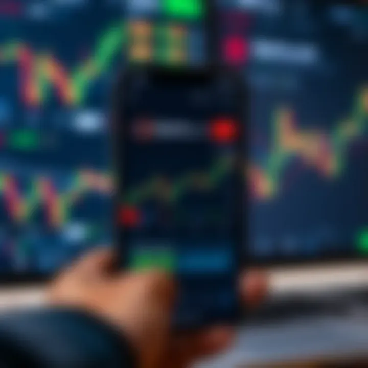 User interface of Deriv.com app displaying various trading instruments and real-time market charts