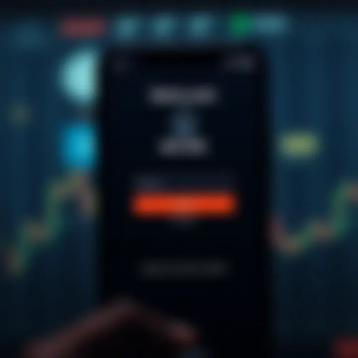 Secure login screen of the Deriv.com app emphasizing encryption and safety features for Nigerian traders