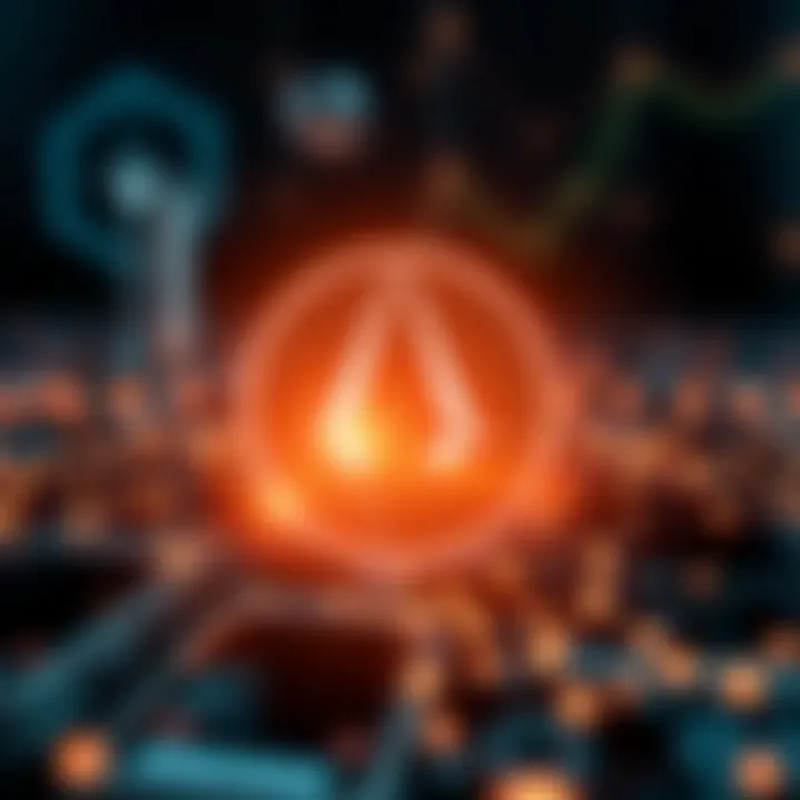 Visualization of blockchain technology influencing Polkadot's future growth potential