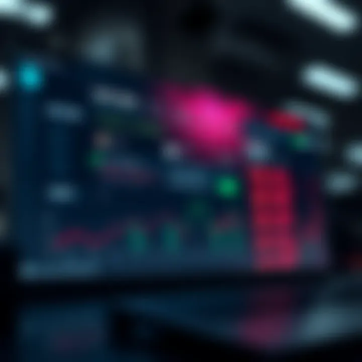 Managing Transaction Notifications on Financial Platforms Illustration of a secure financial platform dashboard showing transaction alerts and limit notifications