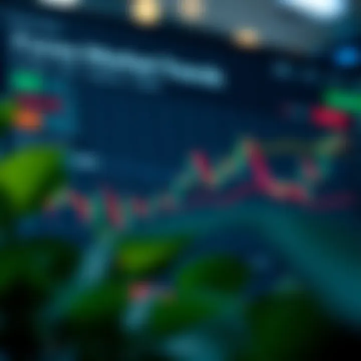 Graph showing forex market trends and trading platforms popular among Nigerian traders