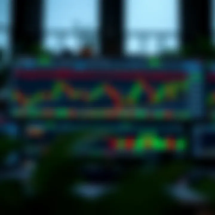 TradingView chart displaying technical indicators and price movements for market analysis