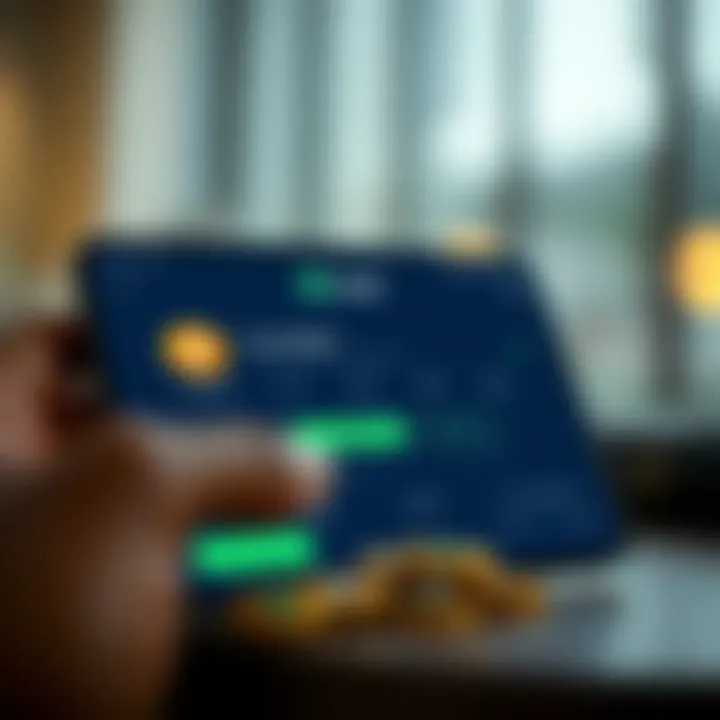 Cryptocurrency wallet interface showing transfer of digital assets to a bank account