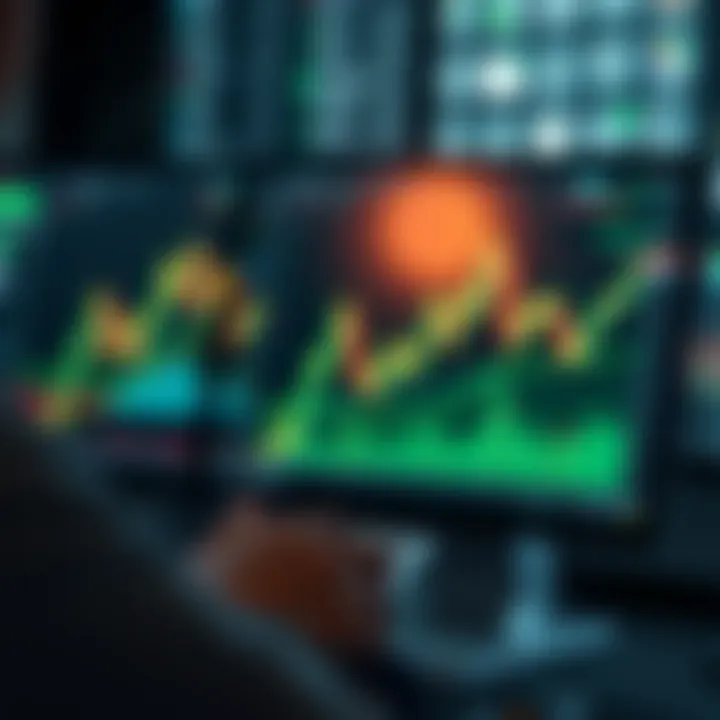 TradingView platform illustrating customizable stock charts and technical indicators