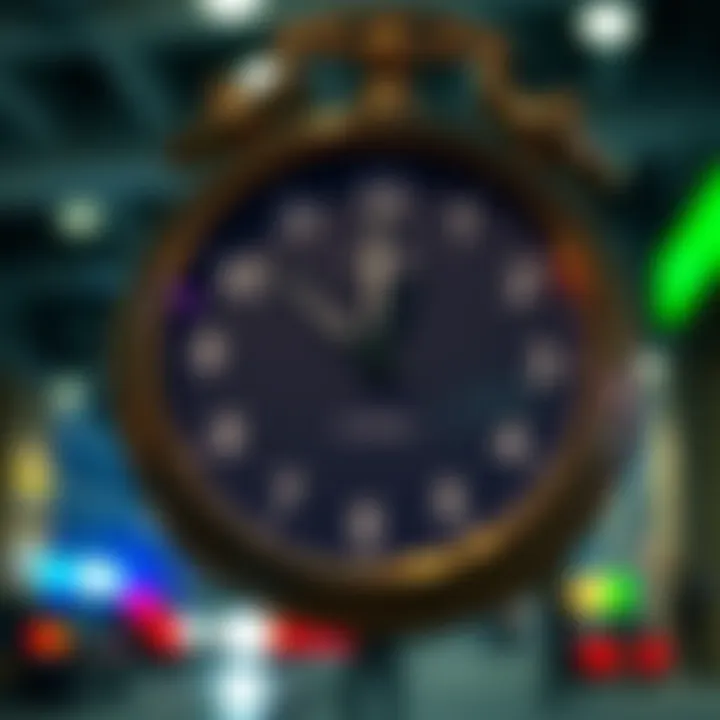 World clock showing time difference between London and Nigeria for forex trading