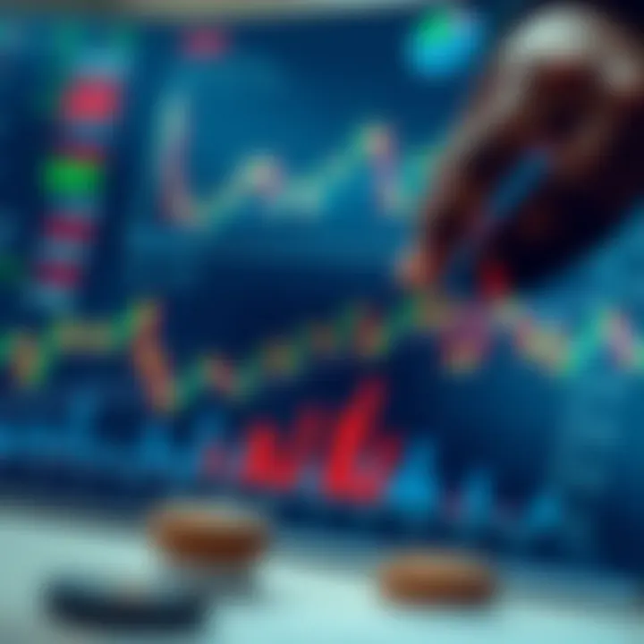 Graphical representation of risk management strategies and asset analysis for trading success