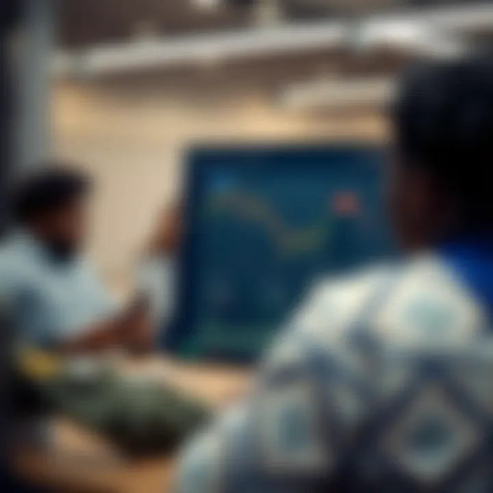 Interface showcasing community interaction and trading ideas exchange within the TradingView network