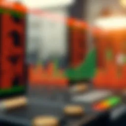 Concept Overview of Binary Trade Diagram illustrating the concept of binary trade with upward and downward market trends