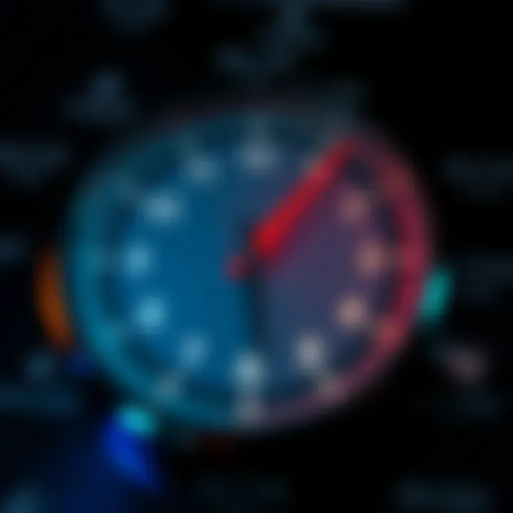 Clock displaying different time zones with Nigerian time emphasized for forex trading