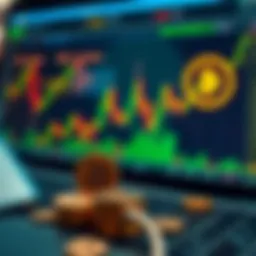 Secure Trading Environment on Independent Reserve Platform Secure cryptocurrency trading interface with charts and digital coins
