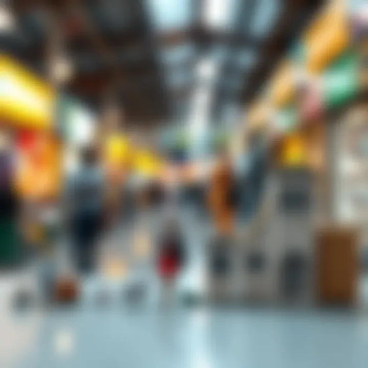 Graph illustrating different market structures with Nigerian business icons