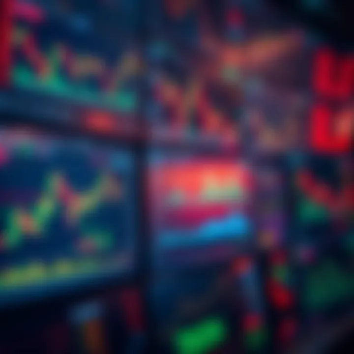 Trading platforms interface displaying forex and commodity charts with market indicators