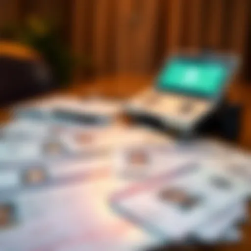 Accepted Identification Documents for Binary Trading Verification Close-up of various identification cards displayed on a table to illustrate accepted documents for binary trading verification