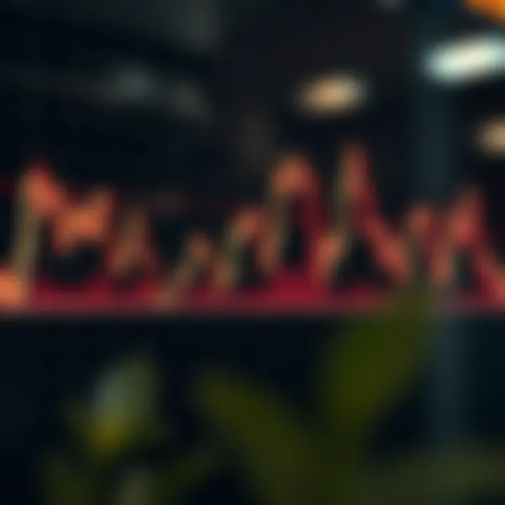 Graph displaying fluctuating lines representing market volatility