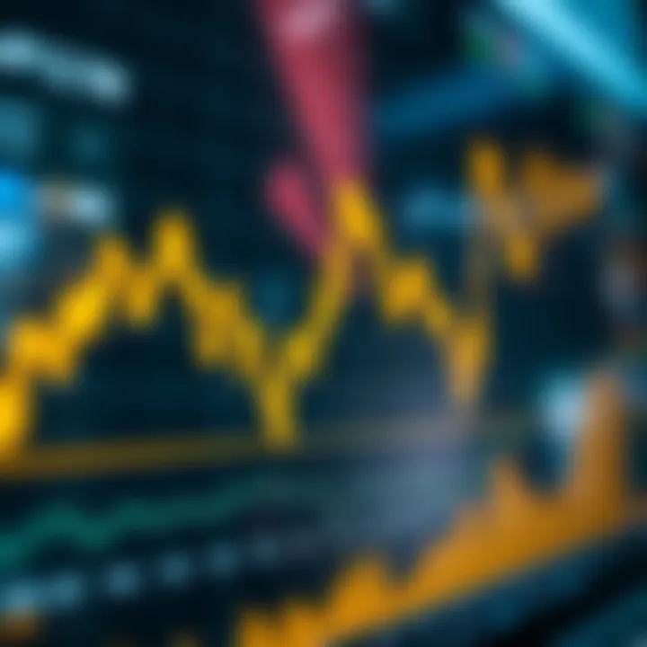 Graph showing stock market trends around a company's listing date