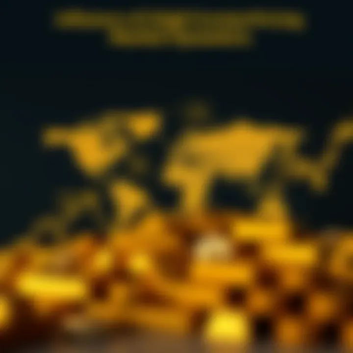 Diagram illustrating the impact of geopolitical and economic events on gold pricing and market trends