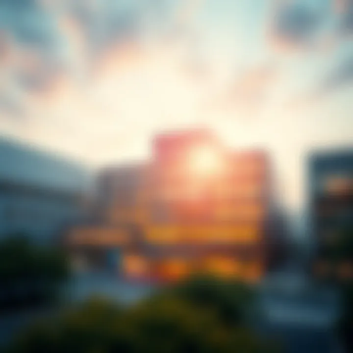 Pharmaceutical Industry Headquarters Led by Zhong Shanshan Corporate building headquarters symbolizing innovation in pharmaceutical industry