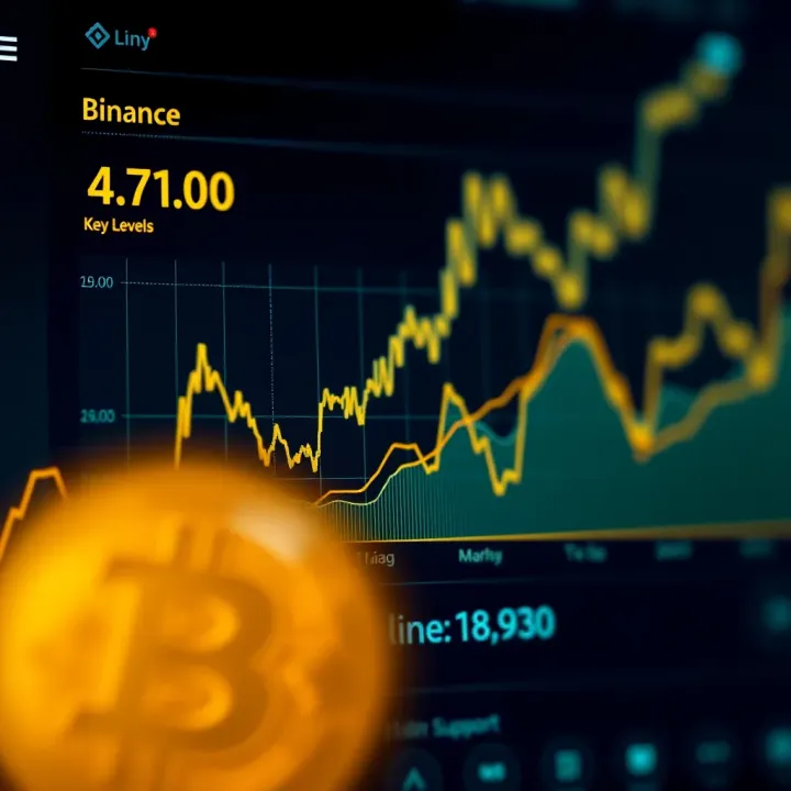 Binance Coin Price Trends and Key Levels Graph showing Binance Coin price fluctuations over recent months with key support and resistance levels