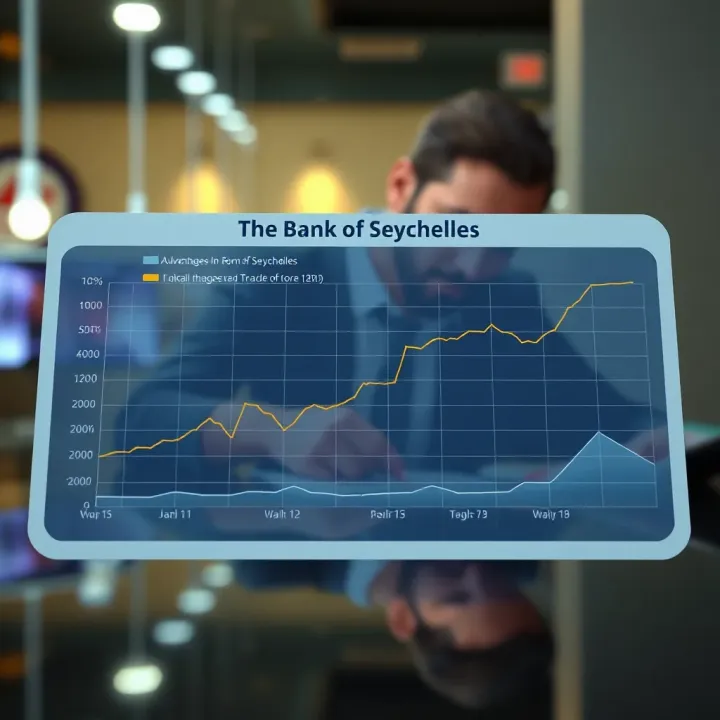 Graph illustrating advantages and potential risks of engaging with Bank of Seychelles in forex markets