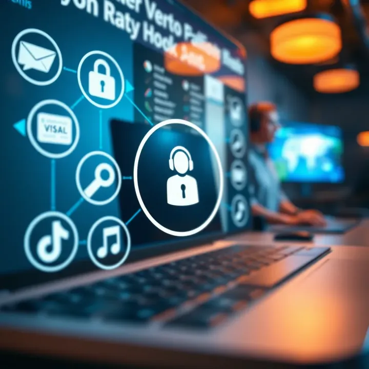 Secure Payment Methods and Reliable Customer Support Illustration of secure online payment methods and customer support icons