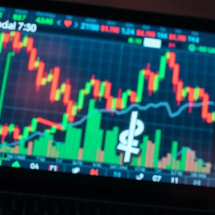 Illustration of forex trading charts and currency symbols representing Nigerian market opportunities