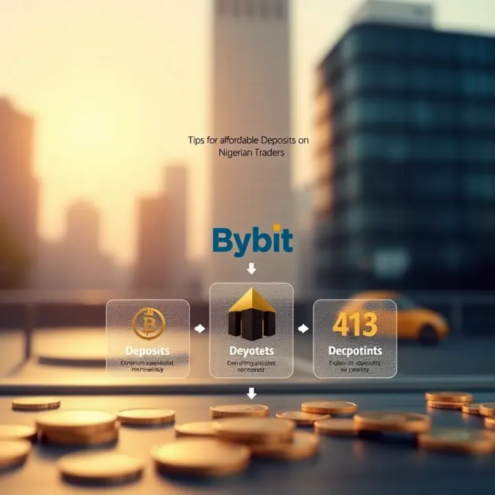 Diagram highlighting the key considerations for making cost-effective deposits to Bybit from Nigeria