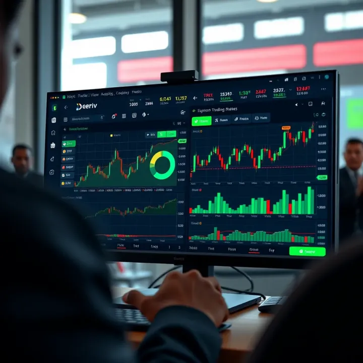 Dashboard screen showing trading analytics and market trends tailored for Nigerian traders