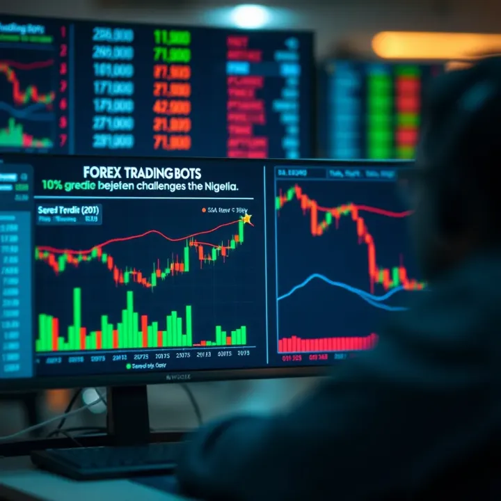 Chart showing advantages and challenges of using forex trading bots for Nigerian currency traders
