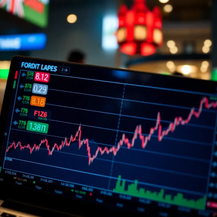 Graph illustrating forex market activity spikes during London session considering Nigerian economic factors