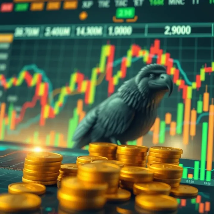Dynamic Forex Market in Nigeria Illustrated by Financial Graphs and Currency Symbols Digital currency symbols and financial graphs showing forex market dynamics