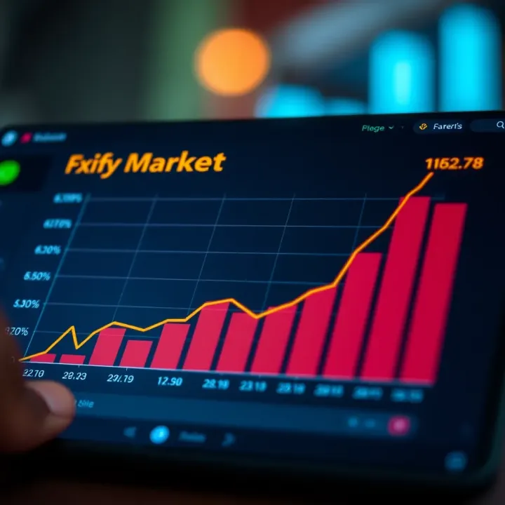 Graph illustrating forex market growth opportunities and funding benefits for Nigerian traders