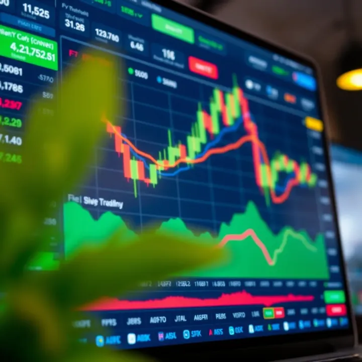 User interface of Fxify forex trading platform showing charts and trading options