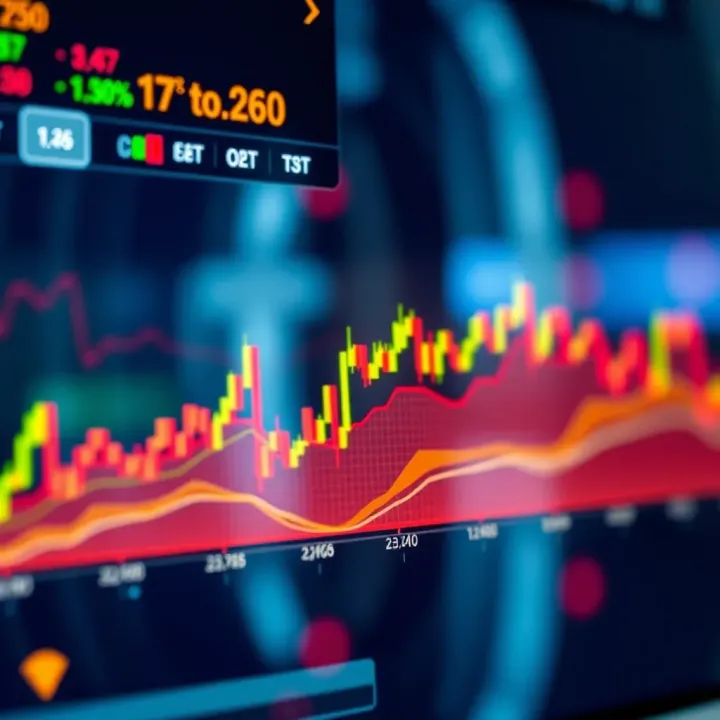 Graph showing GBP/USD currency pair trends influenced by economic data and geopolitical events