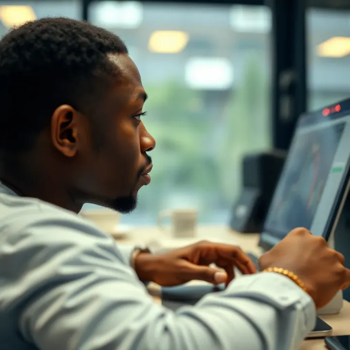 Graphic illustrating risk management strategies for small trading accounts in Nigerian market