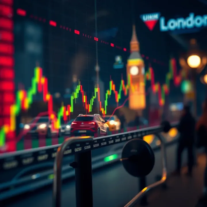 Forex chart highlighting London trading session impact on market liquidity and volatility