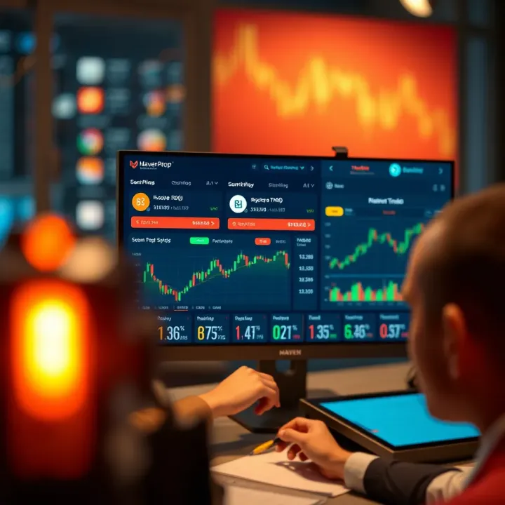Illustration of funding options and risk management tools for traders