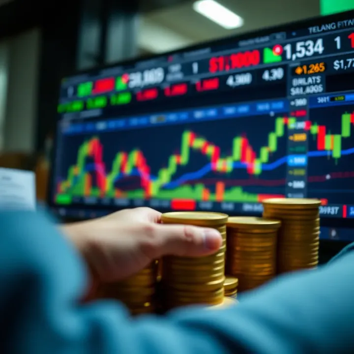 Conceptual graphic showing secure investment strategies and choosing reliable brokers in binary options trading