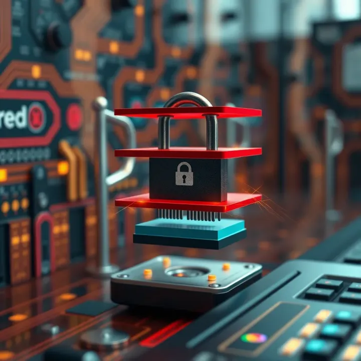 Visualization of security layers and protocols involved in protecting binary login systems