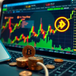 Secure Trading Environment on Independent Reserve Platform Secure cryptocurrency trading interface with charts and digital coins