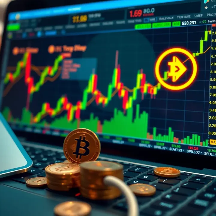 Secure Trading Environment on Independent Reserve Platform Secure cryptocurrency trading interface with charts and digital coins
