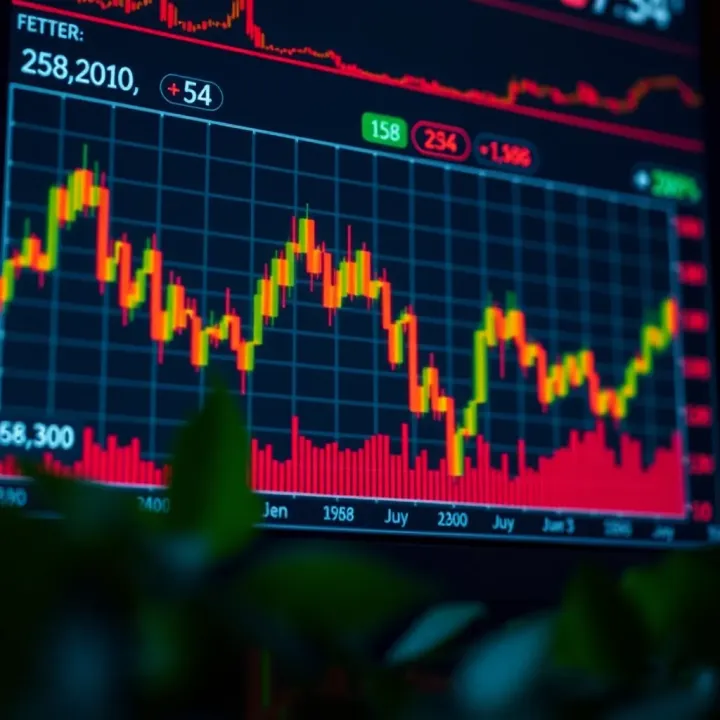 Graph showing currency pair fluctuations with world economic indicators