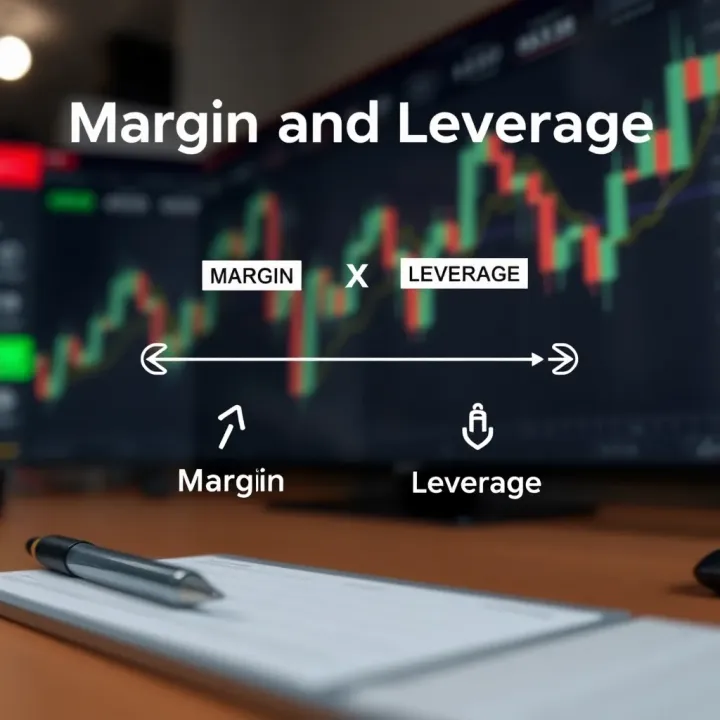 Diagram explaining the relationship between margin and leverage in forex trading